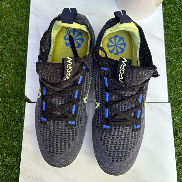 Nike Air Vapormax 2021 Flyknit Obsidian Light Lemon Twist Racer
Blue Black S 8.5 - Picture 10 of 12